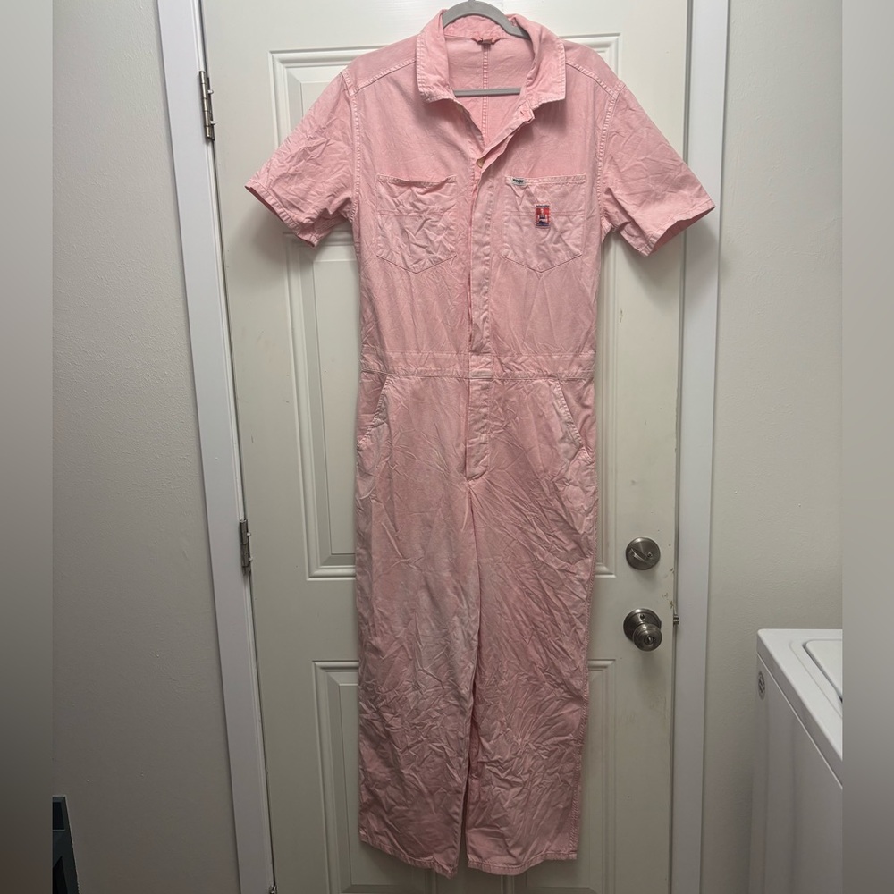 Wrangler Pink Casey Jones Coverall Sz M